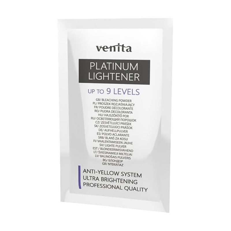 Порошок для освітлення волосся Venita Platinum Lightener 9 Levels, 40 г (саше)